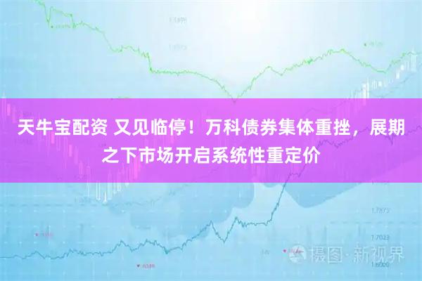 天牛宝配资 又见临停！万科债券集体重挫，展期之下市场开启系统性重定价